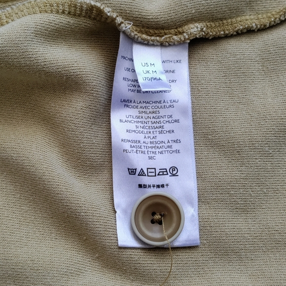 Anthropologie Pilcro Mustard Shacket Size M - Picture 6 of 11